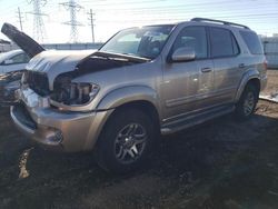 Salvage cars for sale at Elgin, IL auction: 2006 Toyota Sequoia SR5