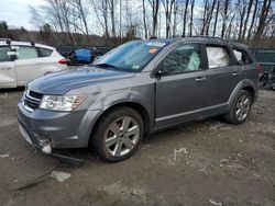 Salvage cars for sale at Candia, NH auction: 2012 Dodge Journey Crew