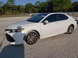 Salvage cars for sale from Copart Fort Pierce, FL: 2019 Toyota Camry L
