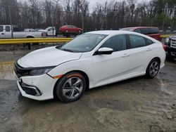 Salvage cars for sale from Copart Waldorf, MD: 2019 Honda Civic LX