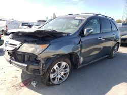 Salvage cars for sale at Vallejo, CA auction: 2007 Acura MDX Sport