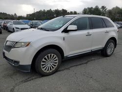 Salvage cars for sale from Copart Exeter, RI: 2011 Lincoln MKX