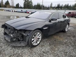 Salvage cars for sale at Graham, WA auction: 2018 Jaguar XF Premium