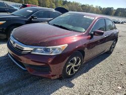 Honda Accord lx salvage cars for sale: 2016 Honda Accord LX