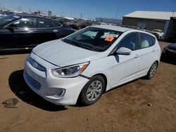 Salvage cars for sale at Brighton, CO auction: 2017 Hyundai Accent SE