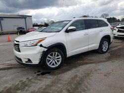 Toyota salvage cars for sale: 2016 Toyota Highlander LE