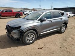Salvage cars for sale at Colorado Springs, CO auction: 2019 Hyundai Santa FE SE