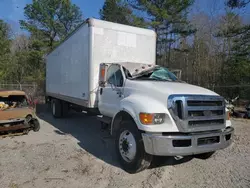 Salvage trucks for sale at Gaston, SC auction: 2015 Ford F650 Super Duty