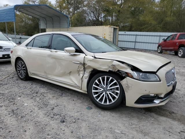 2018 Lincoln Continental Select