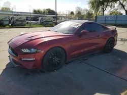 Salvage cars for sale at Sacramento, CA auction: 2019 Ford Mustang GT
