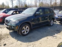 Salvage cars for sale from Copart Waldorf, MD: 2008 BMW X5 3.0I