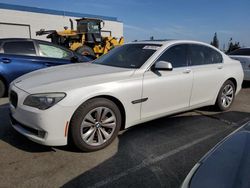 Salvage cars for sale at Rancho Cucamonga, CA auction: 2012 BMW 740 I