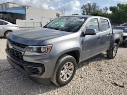 Salvage cars for sale from Copart Opa Locka, FL: 2021 Chevrolet Colorado LT