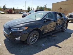 Salvage cars for sale at Gaston, SC auction: 2019 Ford Fusion Titanium