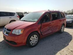 Salvage cars for sale at Houston, TX auction: 2015 Dodge Grand Caravan SE