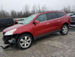 Salvage cars for sale from Copart Leroy, NY: 2012 Chevrolet Traverse LT