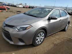 Toyota salvage cars for sale: 2016 Toyota Corolla L