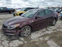 Salvage cars for sale at Indianapolis, IN auction: 2016 KIA Optima LX