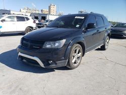 Vehiculos salvage en venta de Copart New Orleans, LA: 2017 Dodge Journey Crossroad