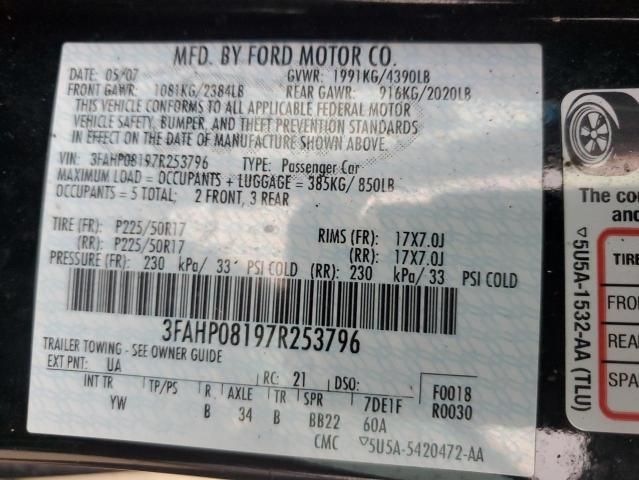 2007 Ford Fusion SEL