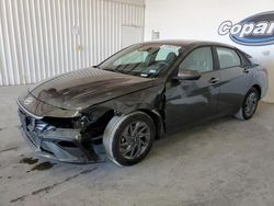 Salvage cars for sale at Tulsa, OK auction: 2024 Hyundai Elantra SEL