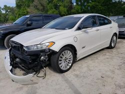 Salvage cars for sale at Ocala, FL auction: 2014 Ford Fusion Titanium Phev