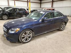 Salvage cars for sale at Pennsburg, PA auction: 2018 Mercedes-Benz C300