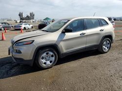 Jeep salvage cars for sale: 2015 Jeep Cherokee Sport