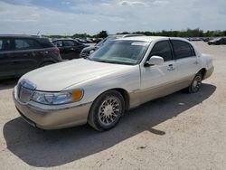 Salvage cars for sale at San Antonio, TX auction: 2002 Lincoln Town Car Signature