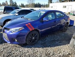 Salvage cars for sale at Graham, WA auction: 2015 Toyota Corolla L