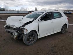 Salvage cars for sale from Copart Bowmanville, ON: 2010 Toyota Corolla Matrix S