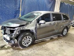 Toyota Sienna XLE salvage cars for sale: 2022 Toyota Sienna XLE