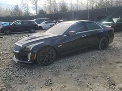 Salvage cars for sale at Waldorf, MD auction: 2017 Cadillac CTS-V