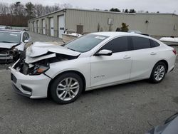 Chevrolet salvage cars for sale: 2017 Chevrolet Malibu LT