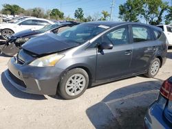 Salvage cars for sale from Copart Riverview, FL: 2013 Toyota Prius V