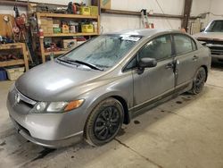 Honda Civic salvage cars for sale: 2007 Honda Civic DX