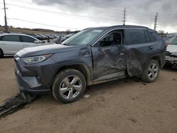 Salvage cars for sale at Colorado Springs, CO auction: 2021 Toyota Rav4 XLE Premium