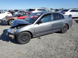 Salvage cars for sale at Antelope, CA auction: 2005 Honda Civic EX