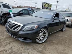 Salvage cars for sale at Chicago Heights, IL auction: 2015 Mercedes-Benz S 550 4matic