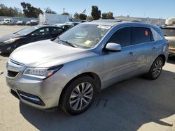 Salvage cars for sale from Copart Martinez, CA: 2016 Acura MDX Technology