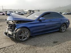 Salvage cars for sale from Copart Colton, CA: 2017 Mercedes-Benz C300