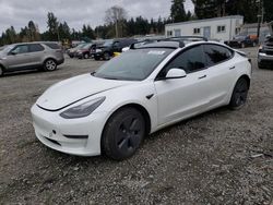 Salvage cars for sale from Copart Graham, WA: 2023 Tesla Model 3