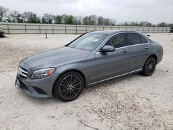 Salvage cars for sale at New Braunfels, TX auction: 2020 Mercedes-Benz C300