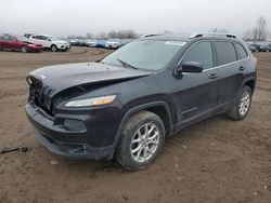 Salvage cars for sale from Copart Davison, MI: 2015 Jeep Cherokee Latitude