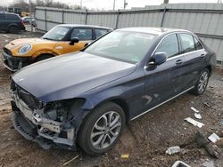 Mercedes-Benz C-Class salvage cars for sale: 2016 Mercedes-Benz C 300 4matic