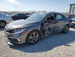 Salvage cars for sale from Copart Louisville, KY: 2021 Honda Civic LX