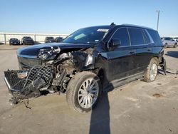 Salvage cars for sale at Wilmer, TX auction: 2021 Cadillac Escalade Luxury