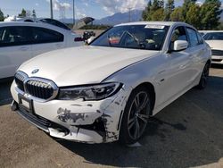 BMW 3 Series salvage cars for sale: 2022 BMW 330E