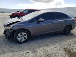 Salvage cars for sale from Copart Adelanto, CA: 2014 Honda Civic LX