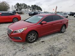 Salvage cars for sale from Copart Loganville, GA: 2017 Hyundai Sonata SE